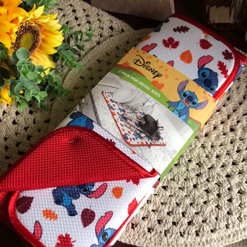 Disney Stitch FALL Drying Mats